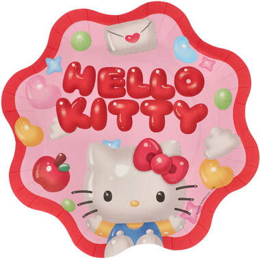Hello Kitty Paper Plates (Shape) 23cm