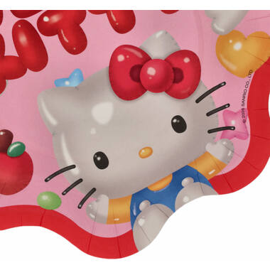 Hello Kitty Paper Plates (Shape) 23cm