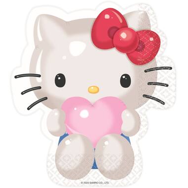Hello Kitty Napkins (shape)  33 x 33cm