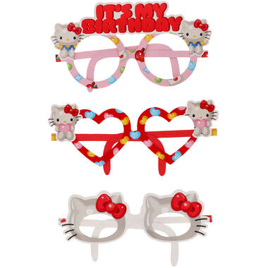 8 Hello Kitty paper Fun Glasses 