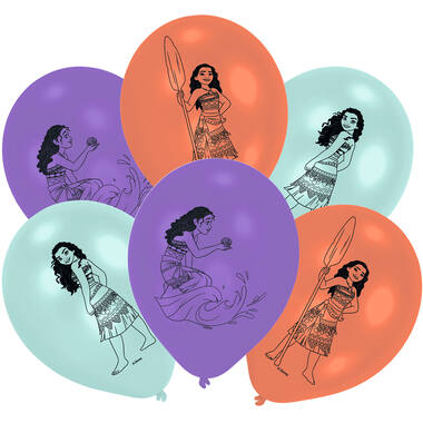 Moana Latex Balloon - One Sided Print 9" / 22.8 cm