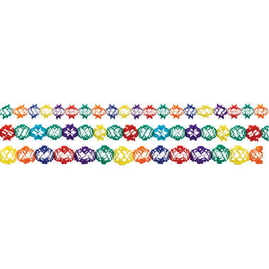 3 Garlands Flowers Paper 12 - 17 x 400 cm