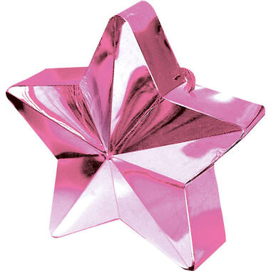 Balloon Weight Star Pink 150 g / 5.3 oz