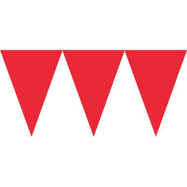 Pennant Banner Apple Red Paper 457 x 17.7 cm