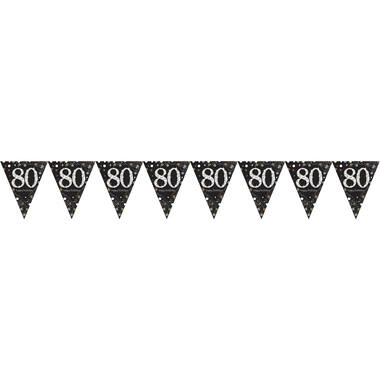 Pennant Banner 80 Sparkling Celebration Gold Foil 396.2 x 21.5 cm