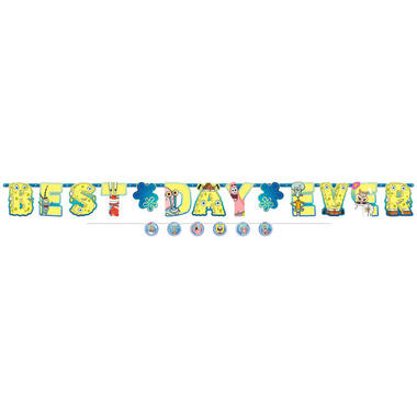 Jumbo Letter Banner with Mini Banner SpongeBob 320cm