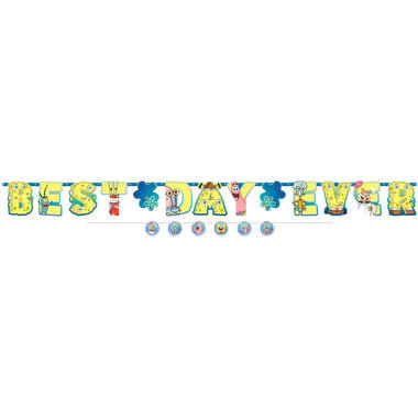 Jumbo Letter Banner with Mini Banner SpongeBob 320cm