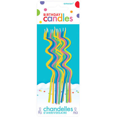 12 Coil Candles Height 12.7 cm
