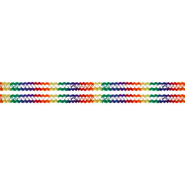2 Garlands Rainbow Paper 7 x 250 cm