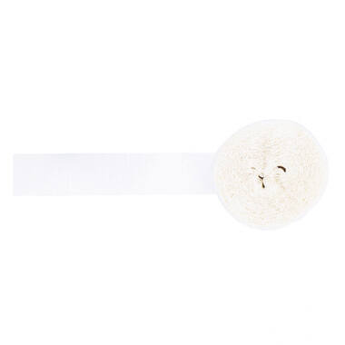 Crepe Streamer White 4.4 x 2470 cm
