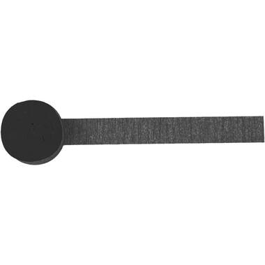 Crepe Streamer Black 4.4 x 2470 cm