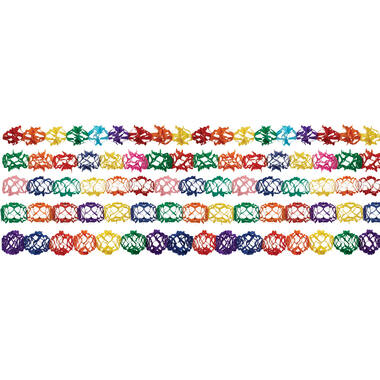 Garland Dark Paper Assorted 14 - 17 x 400 cm
