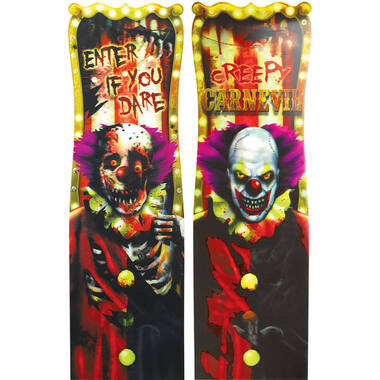 Lenticular Portrait Creepy Carnevil Paper 94 x 30 cm