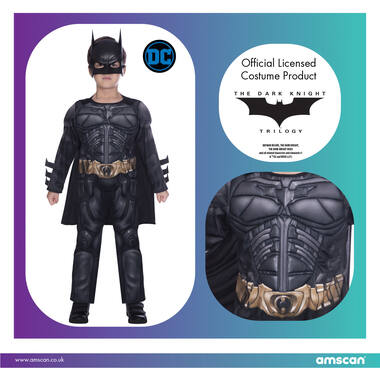 Child Costume Batman Dark Knight 3-4 yrs