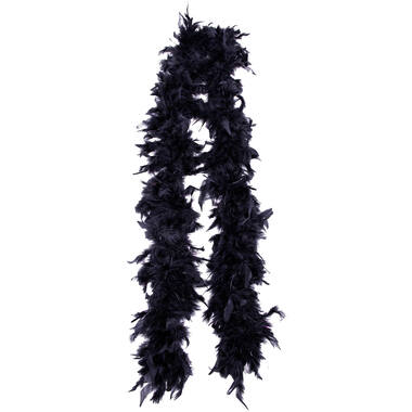 Costume Accessory Deluxe Feather Boa Black One Size