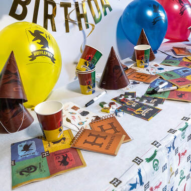 Favour Pack Harry Potter Houses Paper 24 Parts (Notepads, Pens, Puzzles & Tattoos)