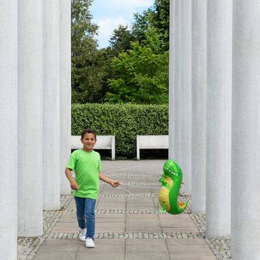 Walking Balloon Dinosaur Foil Balloon W24 Packaged 65 cm x 75 cm