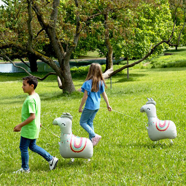 Walking Balloon Lama Foil Balloon W24 Packaged 59 cm x 93 cm