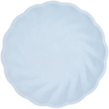 6 plates round Vert Decor, 22,9cm, blue