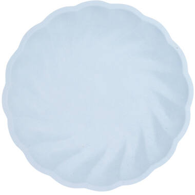 6 plates round Vert Decor, 18,8cm, blue