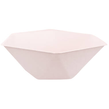 6 bowls hexagonal Vert Decor, 15,8 x 13,7cm, pink