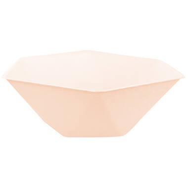6 bowls hexagonal Vert Decor, 15,8x13,7cm, apricot