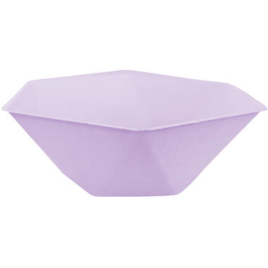 6 bowls hexagonal Vert Decor, 15,8x13,7cm, purple