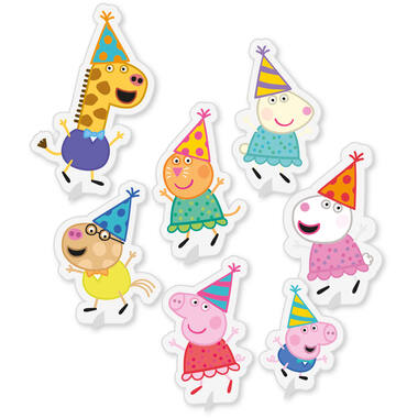 Table Decoration Kit Peppa Pig Paper 7 Parts 18 cm ' 30 cm