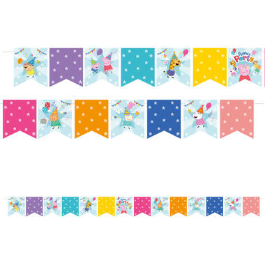 Pennant Banner Peppa Pig Paper 2,4 m