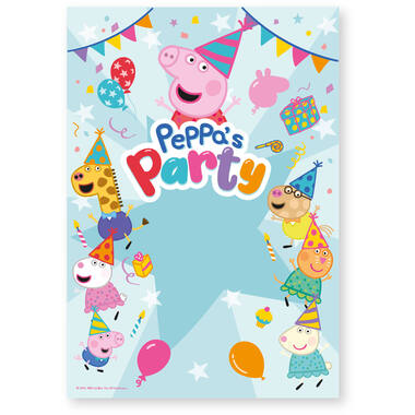Backdrop Peppa Pig Fabric 2 m x 1,4 m
