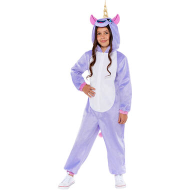 Child Costume Plush Unicorn Onesie Age 3-4 years