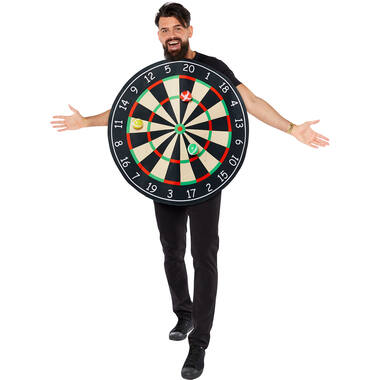 Adult Costume Dartboard Tabard Size Standard