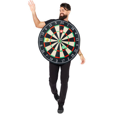 Adult Costume Dartboard Tabard Size Standard