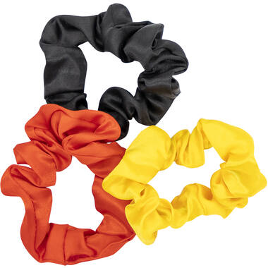 3 Hair Ties All Over Germany Fabric 8 cm x 2 cm