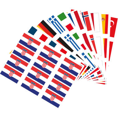 Drinking Game Beer Pong Set Country with 24 Cups, 6 Balls and Flag Stickers Plastic Cups