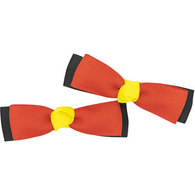 2 Hair Clips All Over Germany Fabric 8 cm x 2 cm