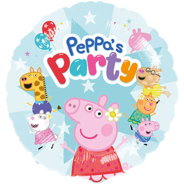 Standard Peppa Pig Foil Balloon C60 Packaged 43 cm