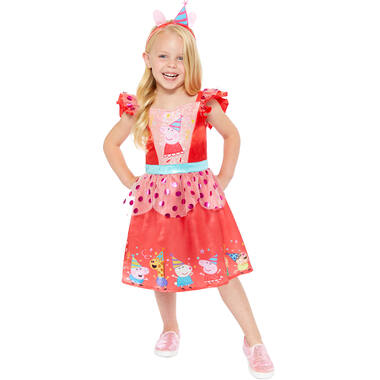 Child Costume Peppa Pig Party Dress 2-3 Years
