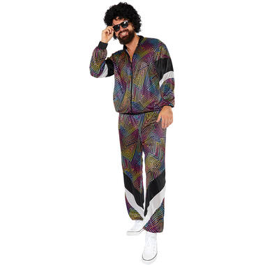 Adult Costume Neon Retro Shell Suit Size XL