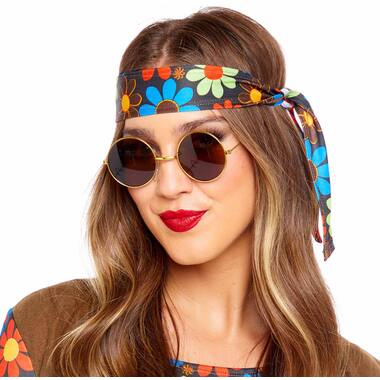 Hippie Glasses Black One size