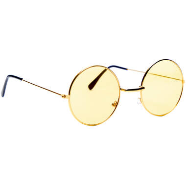 Hippie Glasses Yellow One size