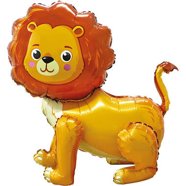 Multi Lion Foil Balloon H60 Packaged 55 cm x 63 cm