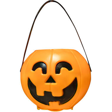 Pumpkin Bucket with LED light and sound