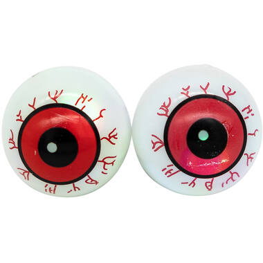 2 LED Light up Pumpkin Eyes Color Changing for Pumpkin Carving Assorted 3 Designs