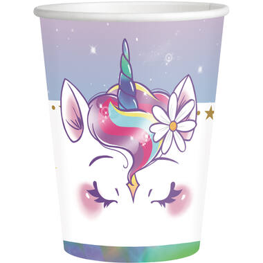 8 Cups Unicorn Dreams Paper 250 ml