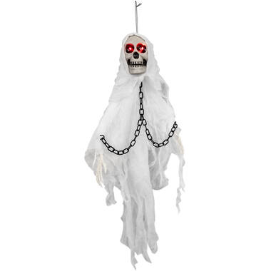 Animatronic Hanging Mini Ghoul White 60 cm x 9 cm x 80 cm
