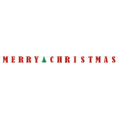 Letter Banner Merry Christmas Paper 365.7 x 12.7 cm