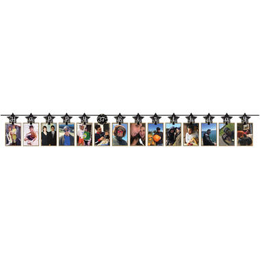 Photo Garland Sparkling Gold Celebrations Paper Personalizable 365 cm
