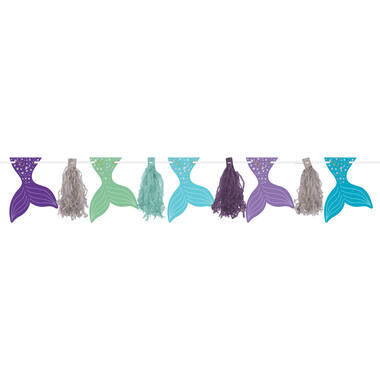 Pennant Banner Mermaid Wishes Paper 304cm
