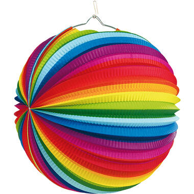 Lantern Rainbow Paper 25 cm